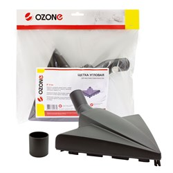 Щетка для пылесоса угловая универсальная Ozone для жестких поверхностей, под трубку 32 и 35 мм - фото 10552